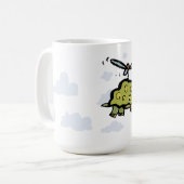 Mug la tortue hélicoptère (Devant gauche)