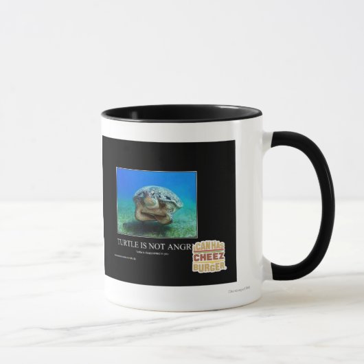 Mug La tortue n'est pas en colère (Droite)