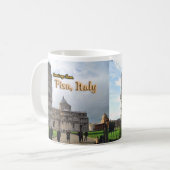 Mug La tour penchée de Pise, Italie (Devant gauche)