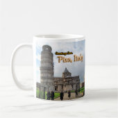 Mug La tour penchée de Pise, Italie (Gauche)
