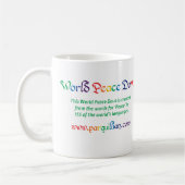 Mug La tourterelle mondiale de la paix (Gauche)