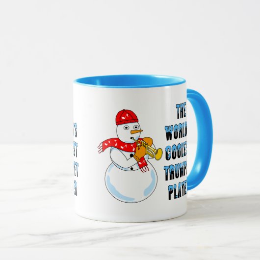 Mug La trompette la plus froide du monde (Devant droit)