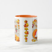 Mug La Turquie et les citrouilles de Thanksgiving (Centre)