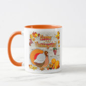 Mug La Turquie et les citrouilles de Thanksgiving (Gauche)