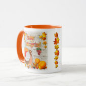 Mug La Turquie et les citrouilles de Thanksgiving (Devant gauche)