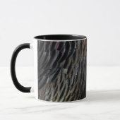 Mug La Turquie sauvage Plumes I Abstrait Nature Design (Gauche)