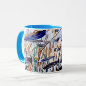 Mug La turquoise de PMACarlson fait varier le pas de (Devant gauche)