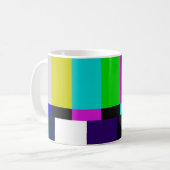 Mug La TV barre l'essai de couleur (Devant gauche)