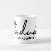 Mug La typographie des diplômés et votre nom Classe de (Centre)