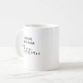 Mug La typographie diététique de l'avenir moderne (Devant gauche)