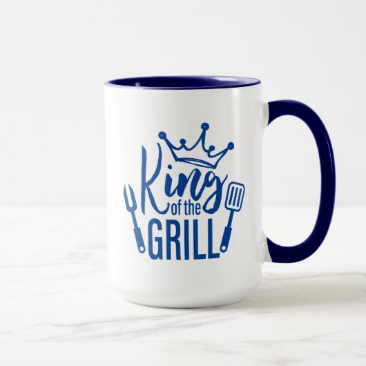 Mug La typographie du roi des grillades (Droite)