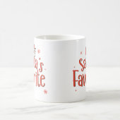 Mug La typographie préférée du Père Noël rétro (Centre)