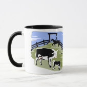Mug la vache, "ne montent pas dans le camion. " (Gauche)