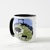 Mug la vache, "ne montent pas dans le camion. " (Devant gauche)