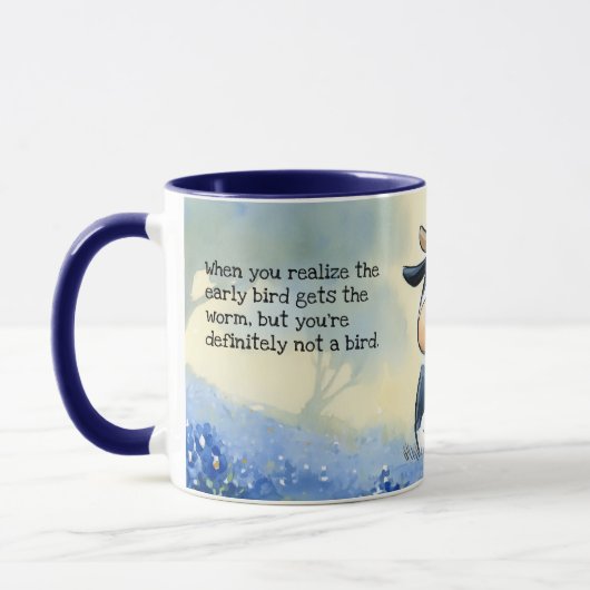 Mug La vache précoce (Gauche)