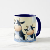Mug La vache précoce (Devant droit)