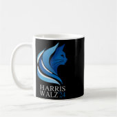 Mug La Vague Bleue Vient Couverte De Cheveux De Chat D (Gauche)