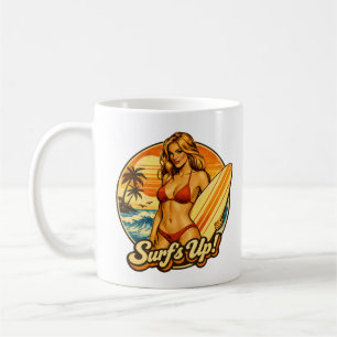 Mug La vague est à son comble Pin-Up Bikini   Graphism