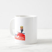 Mug La vague rouge (Devant gauche)
