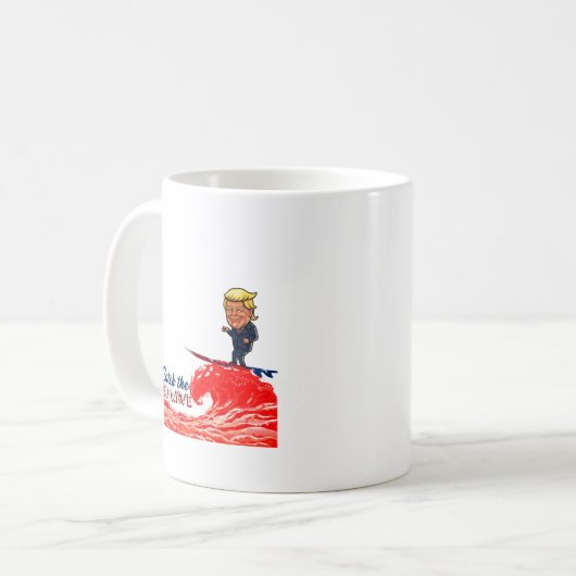 Mug La vague rouge (Devant gauche)