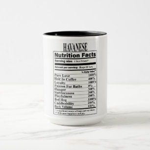 Mug La valeur nutritive Havanaise