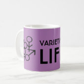Mug La variété est la vie  (Devant gauche)