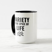 Mug La variété est l'épice de la vie (Devant gauche)