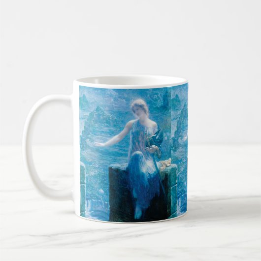 Mug La veillée de Valkyrie par Edward Robert Hughes (Gauche)