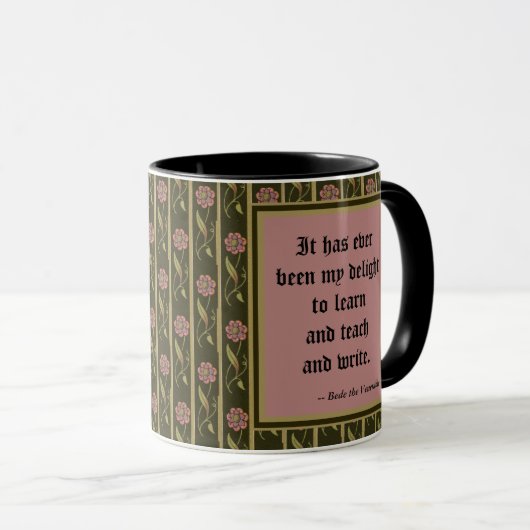 Mug La Vénérable Prêche De Bède (P 008; Citation) (Devant droit)