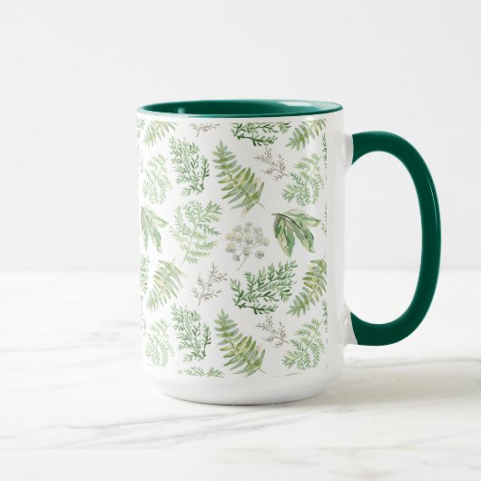 Mug La verdure de forêt modèlent (Droite)