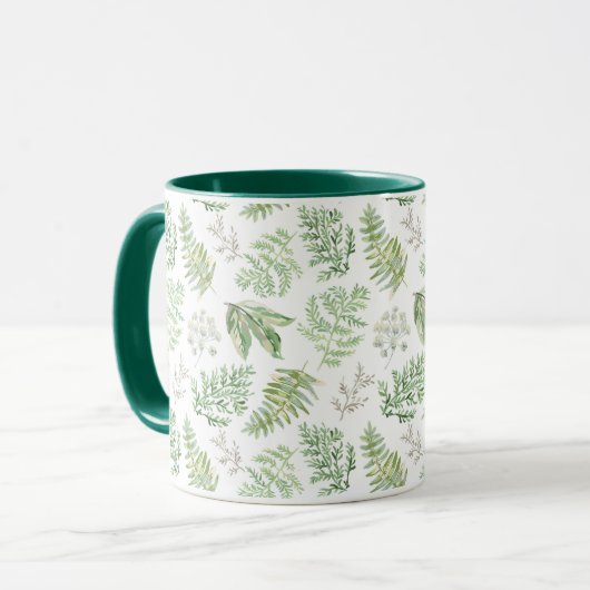 Mug La verdure de forêt modèlent (Devant gauche)