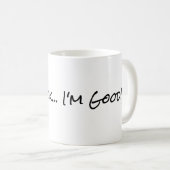 Mug La vérité est difficile à nier. Du café. (Devant droit)