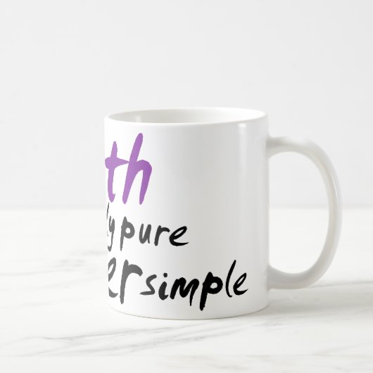 Mug La vérité n'est rarement pure et jamais simple (Droite)