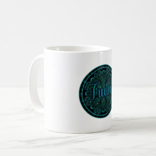 Mug La Vérité Verte Mandala (Devant gauche)