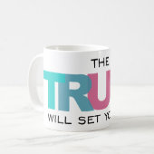 Mug La Vérité vous libérera (Devant gauche)