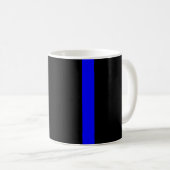 Mug La verticale mince symbolique de Blue Line (Devant droit)