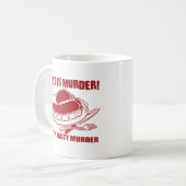 Mug La viande est meurtre (Devant gauche)