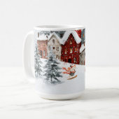 Mug La vie à Mice Town - C'est l'hiver ! (Devant gauche)