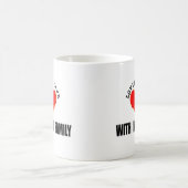 Mug La vie affectueuse avec ma famille (Centre)