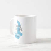 Mug La vie affectueuse de lac, le lac devil's, (Devant gauche)