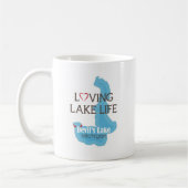 Mug La vie affectueuse de lac, le lac devil's, (Gauche)