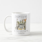 Mug La Vie Agricole Est La Vie Pour Moi Les Poulets D' (Gauche)