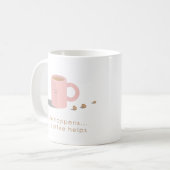 Mug La vie arrive café aide (Devant gauche)