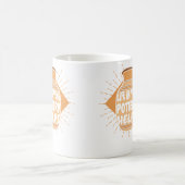 Mug La vie arrive, la poterie aide Roue de poterie pro (Centre)