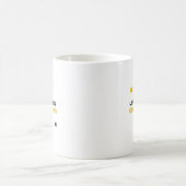 Mug La vie arrive, le café aide (Centre)