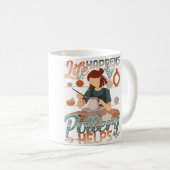 Mug La vie arrive Poterie aide argile céramique poteri (Devant droit)