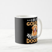 Mug La Vie Avec Un Doodle (Devant droit)