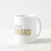 Mug La vie, c'est de la pâte à café dure (Devant droit)