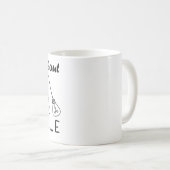 Mug La vie, c'est l'équilibre de l'inspiration de moti (Devant droit)