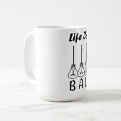 Mug La vie, c'est l'équilibre de l'inspiration de moti (Devant gauche)